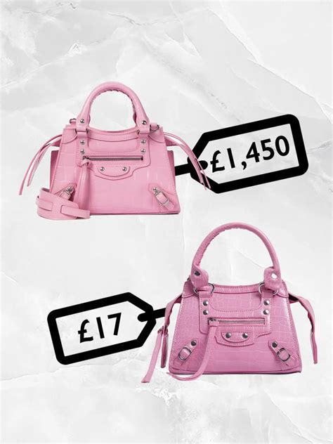 pink balenciaga bag dupe